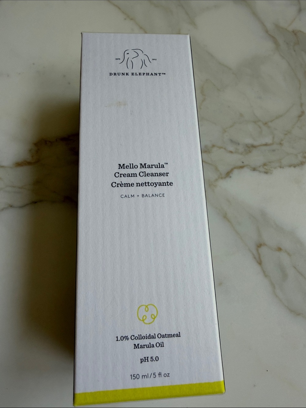 Drunk Elephant White & Yellow Mello Marula Cream Cleanser 5 fl oz
